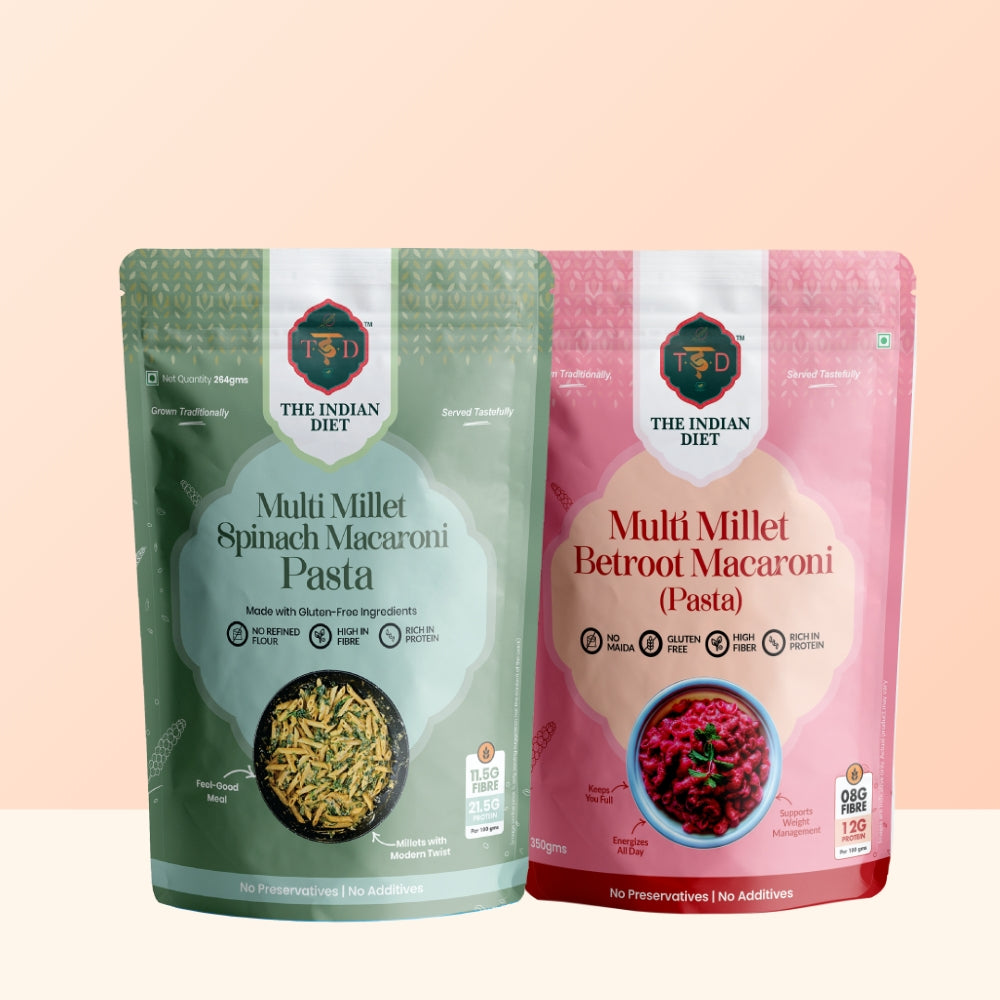 Gluten-Free Multi Millet Macaroni Pasta Combo